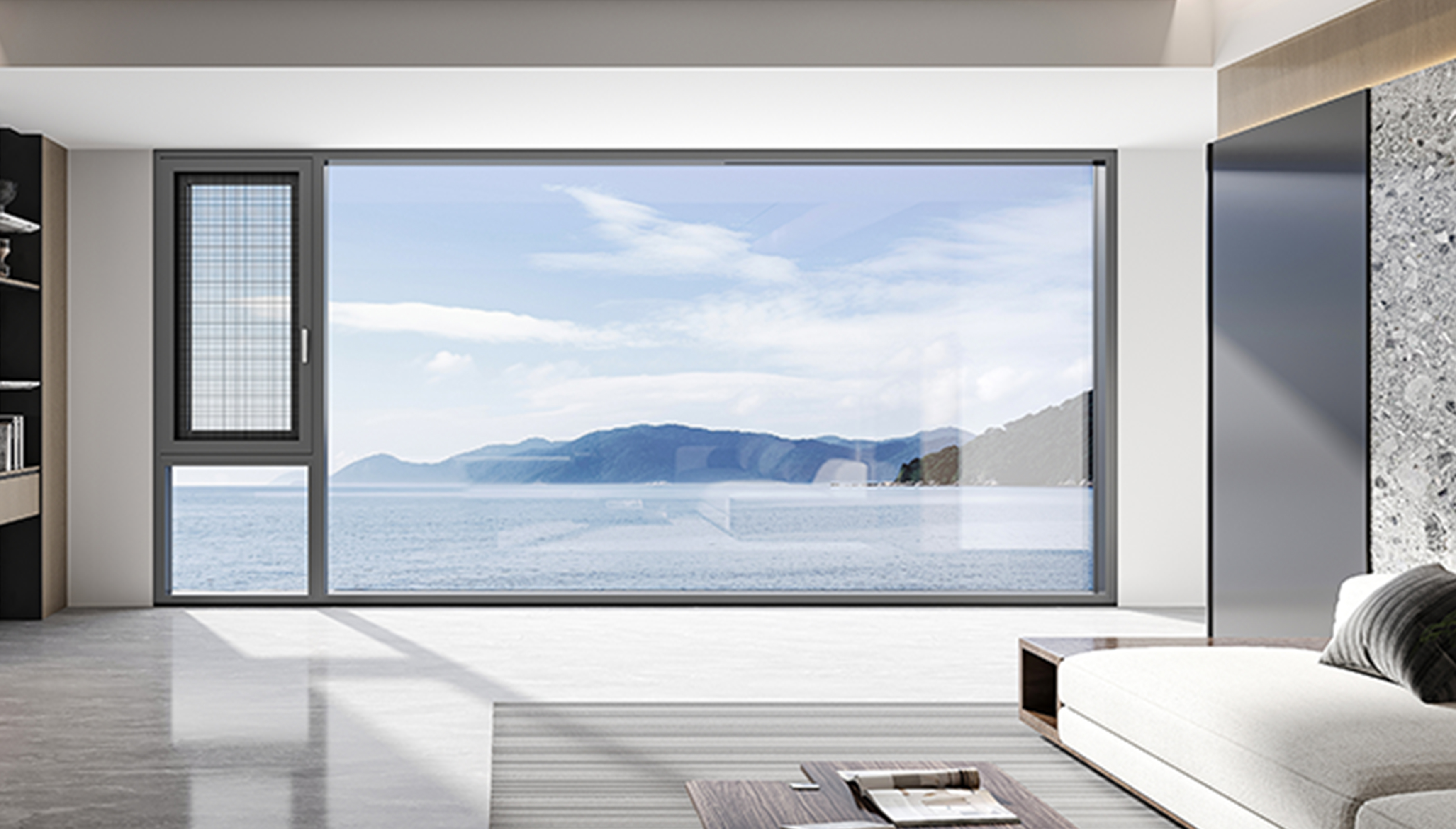 佛羅倫薩Pro窗紗一體平開窗